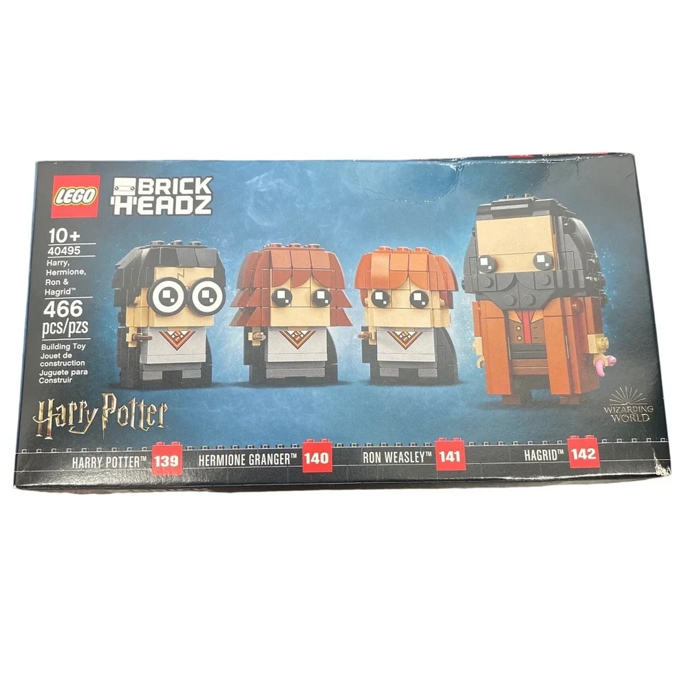 LEGO BrickHeadz Harry Potter Hermione Ron Hagrid Set 40495 466 Pcs New Box Wear